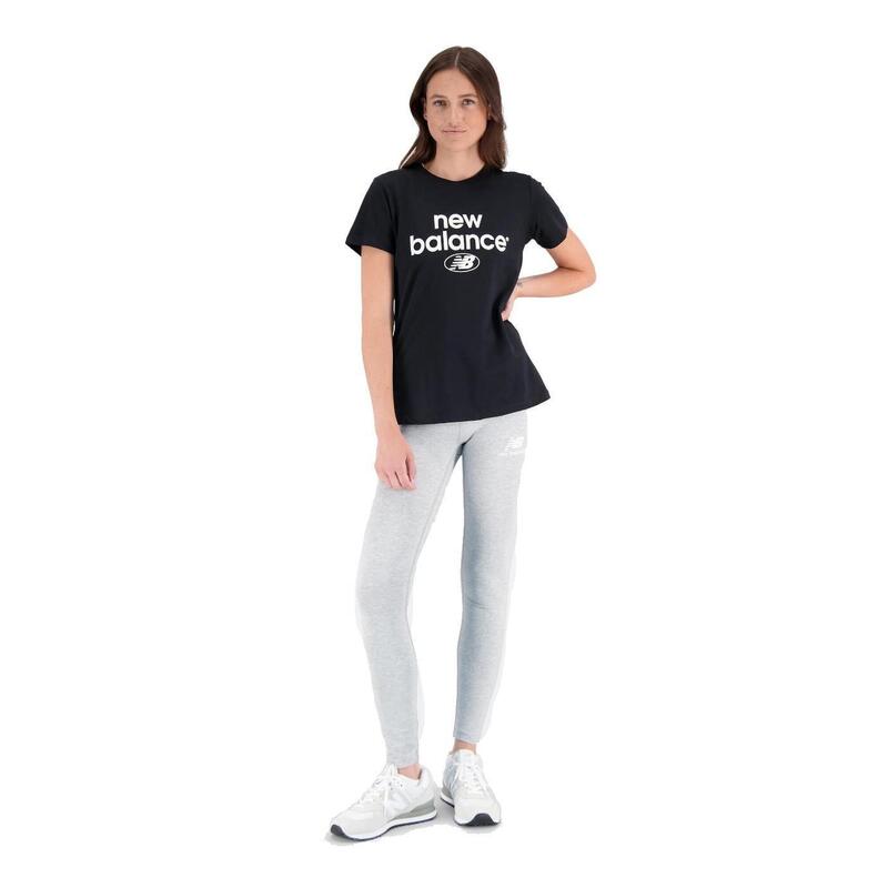 Camiseta de manga corta para Mujer New balance Wt31507 Negro