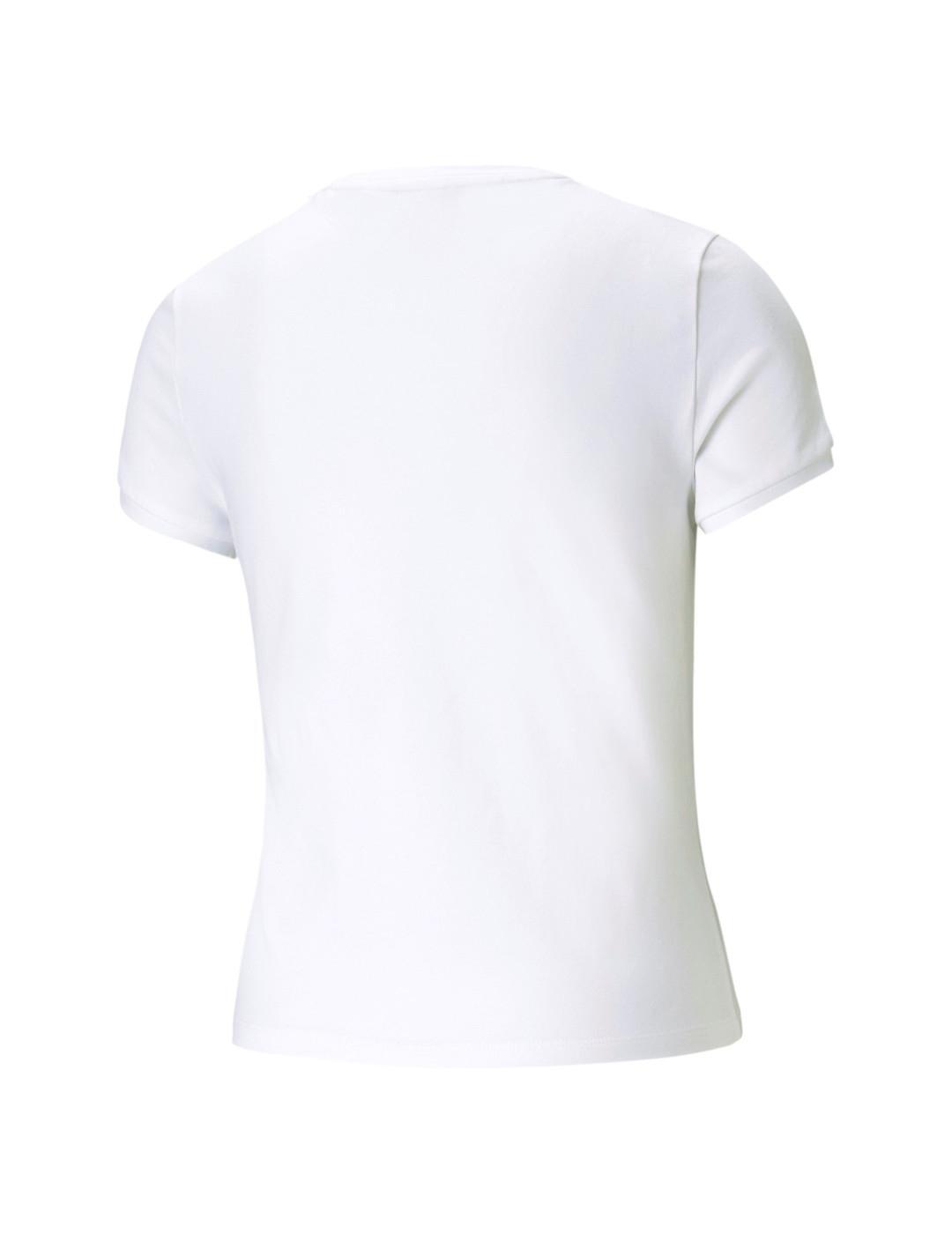 Camisetas para Mujer Puma  Blanco 4/4