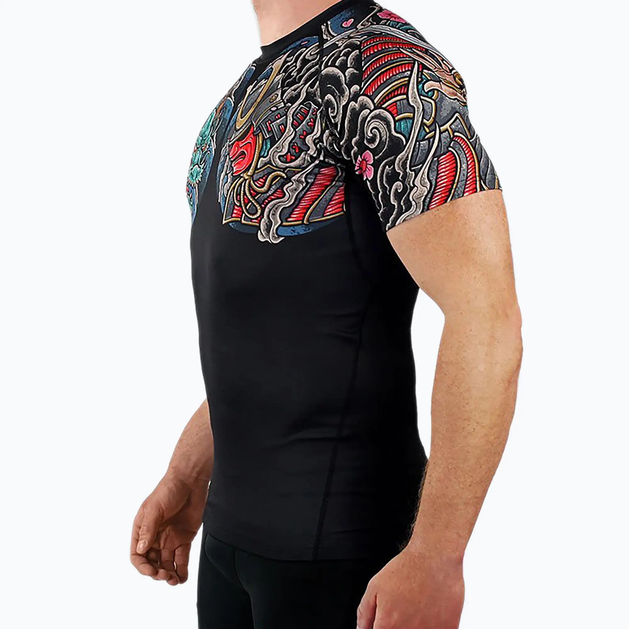 Rashguard de sport pour homme Ground Game Bushido 3.0 à manches courtes 4/5