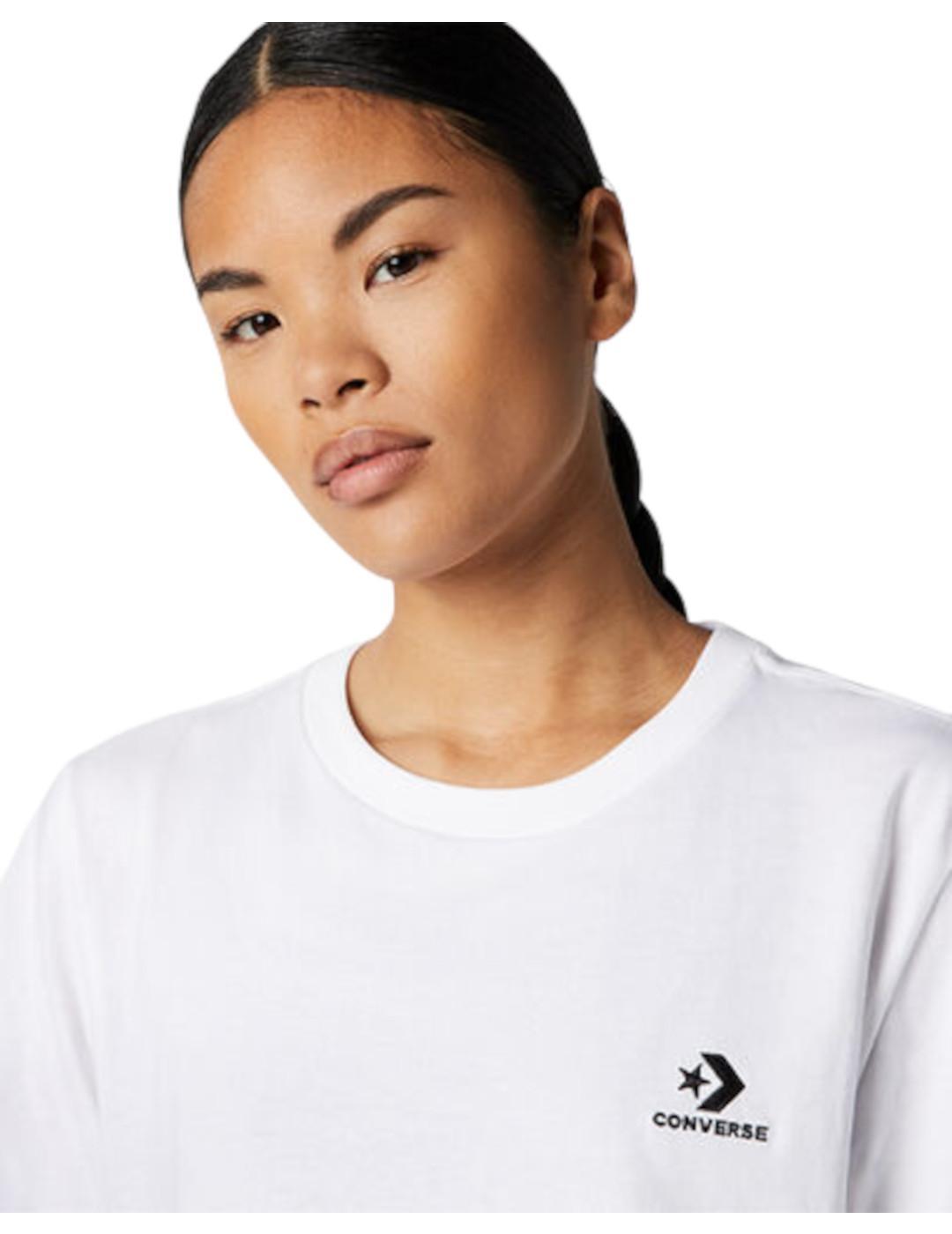 Maillot Converse go-to brodé Blanc 1/5