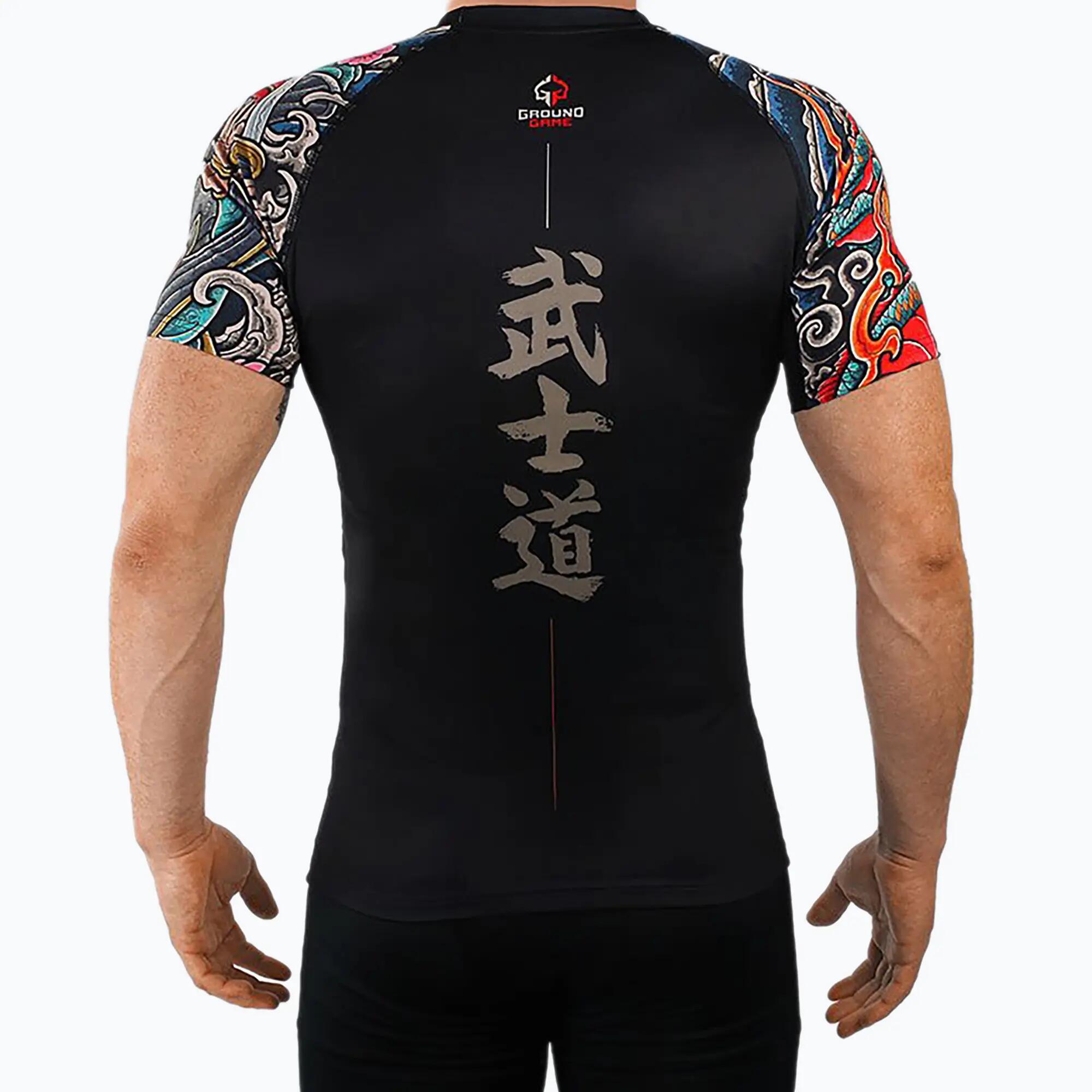 Rashguard de sport pour homme Ground Game Bushido 3.0 à manches courtes 3/5
