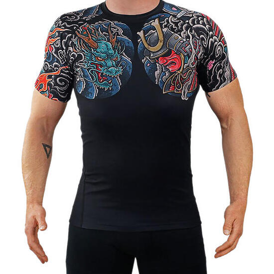 Rashguard de sport pour homme Ground Game Bushido 3.0 à manches courtes