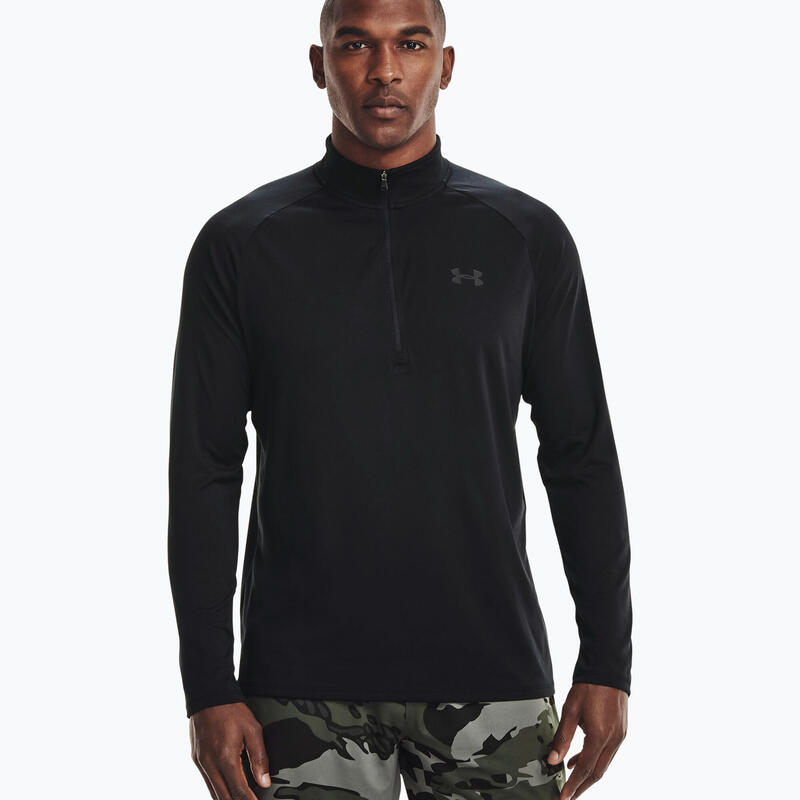 Sudadera de fitness para hombres bajo armadura tecnológica 2.0 1/2 zip