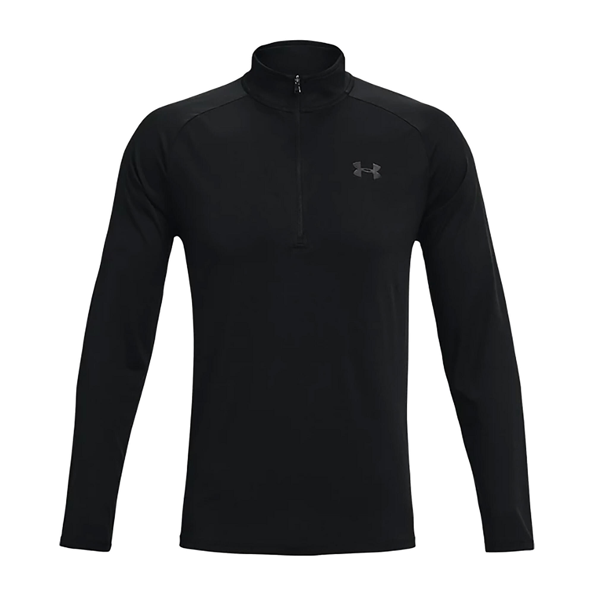 Under Armour Tech 2.0 1/2-zip longsleeve heren zwart 1/7