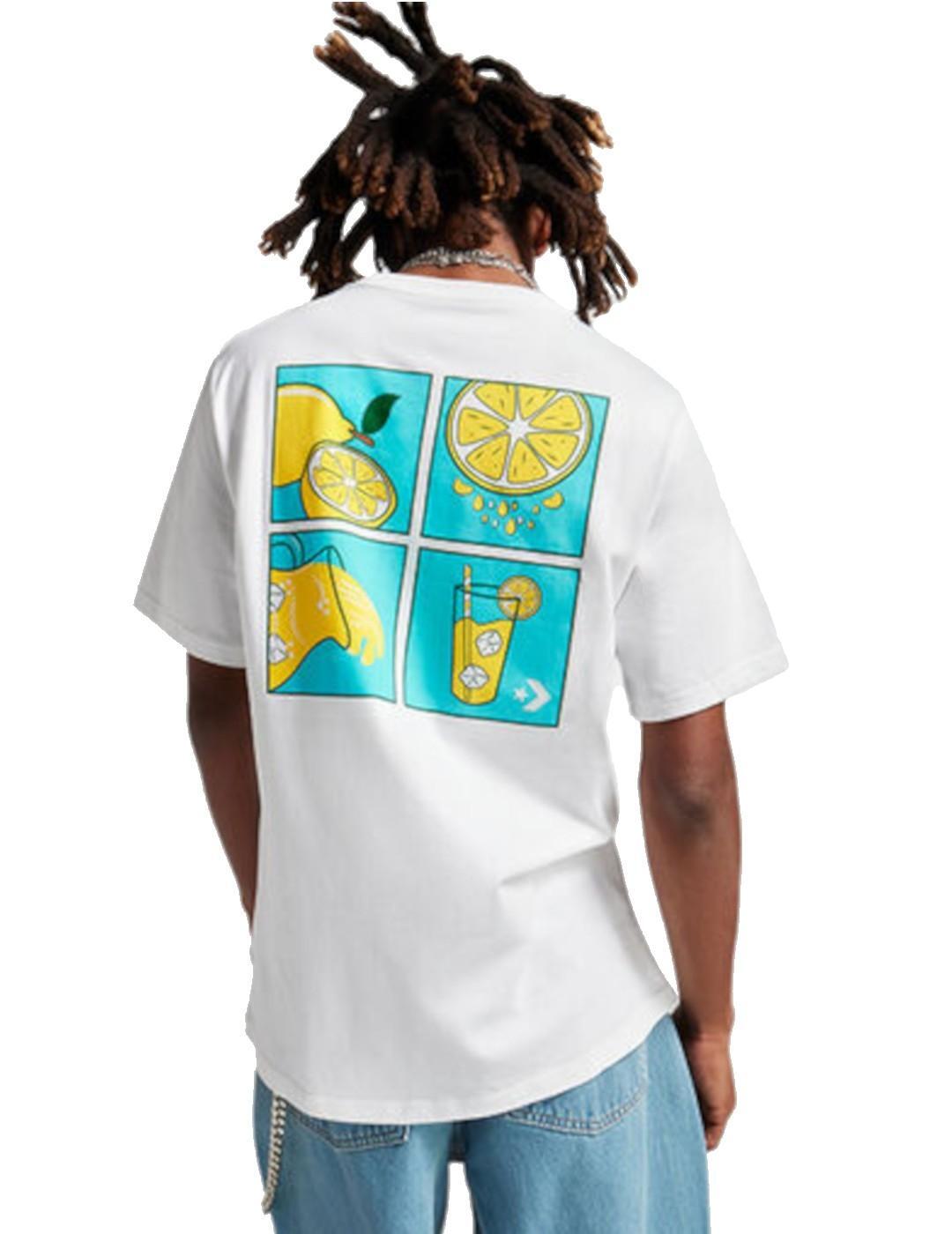 Men's Converse How to Blanco T-shirt 2/3
