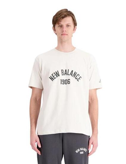 Camisetas para Hombre New balance Beige