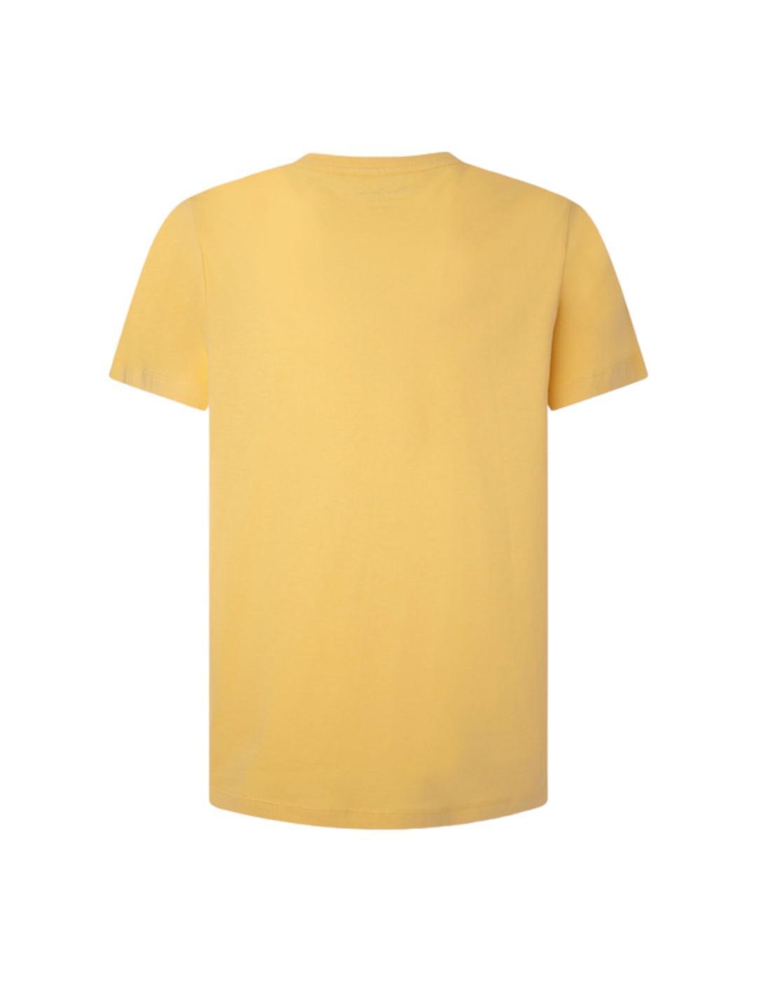 T-shirts pour homme Pepe jeans Jaune 2/3
