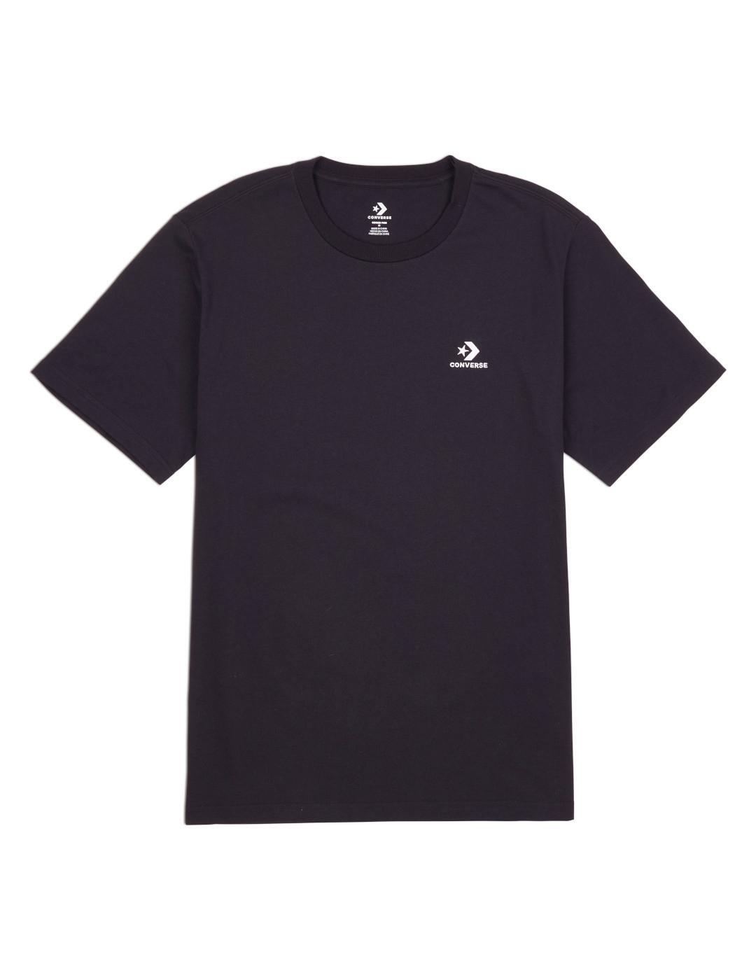 T-shirt Converse go-to brodé blanc. 1/5