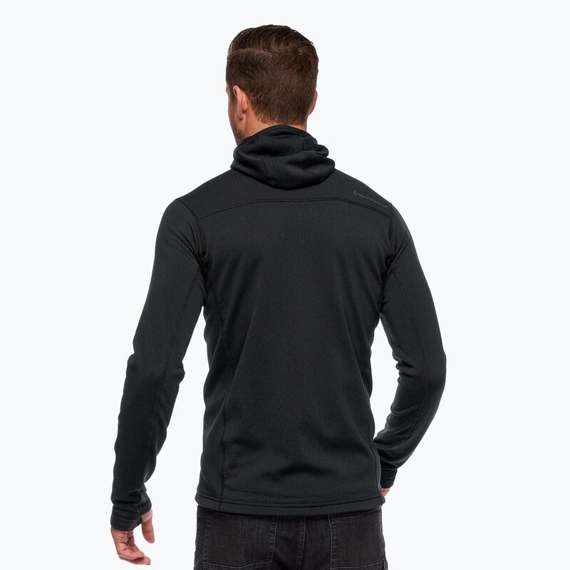 Férfi trekking pulóver Black Diamond Coefficient Fleece Hoody