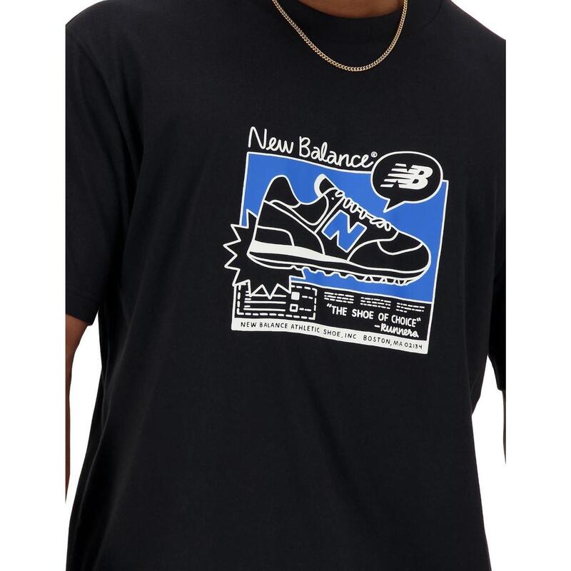 Camisetas para Hombre New balance  Negro