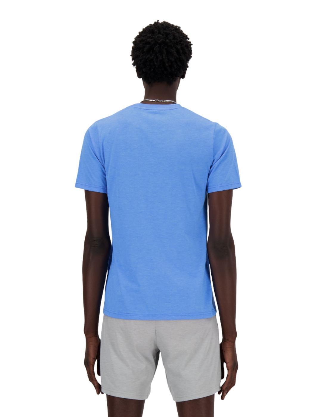 Magliette per uomo New Balance Blu 4/4