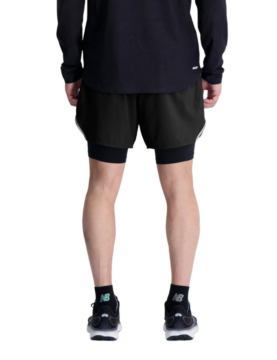 Pantalones cortos para Hombre New balance  Negro 2/3