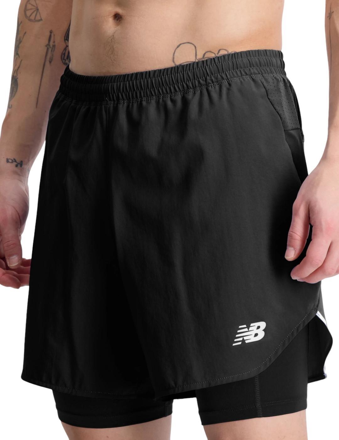Pantalones cortos para Hombre New balance  Negro 3/3