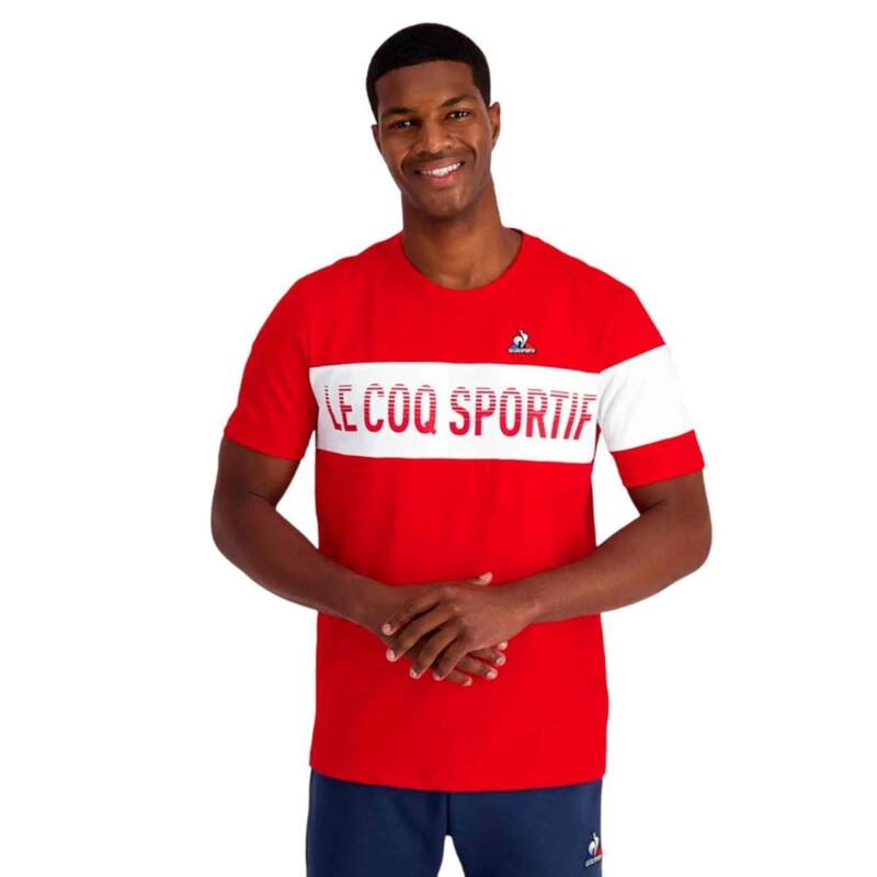 Camiseta para Hombre Le coq sportif Bat essential Rojo