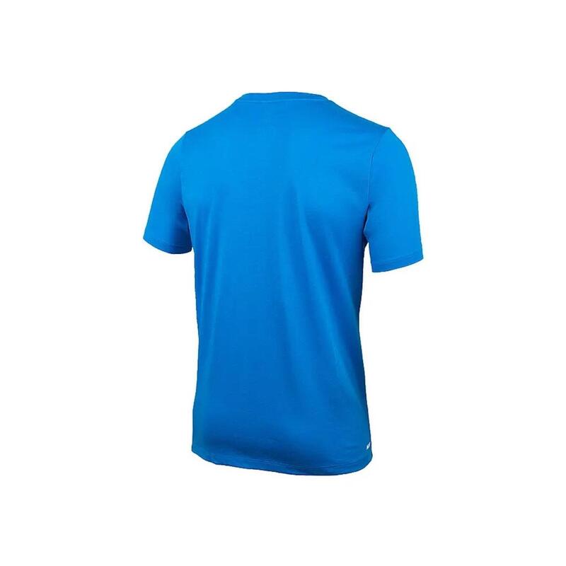 Camiseta de manga corta para Hombre New balance Heathertech Azul