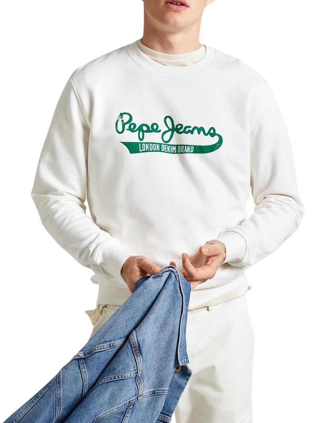 Felpe/giacche da uomo Pepe Jeans bianche 3/4
