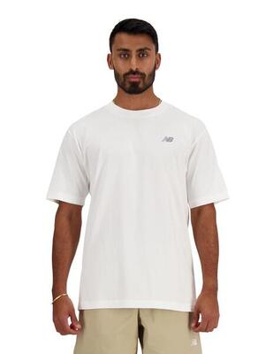 Magliette da uomo New Balance Bianche