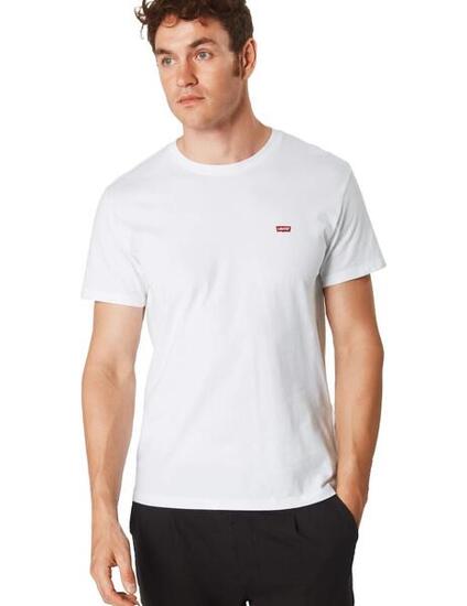 T-shirt pour homme Levis Logo petit Blanc.
