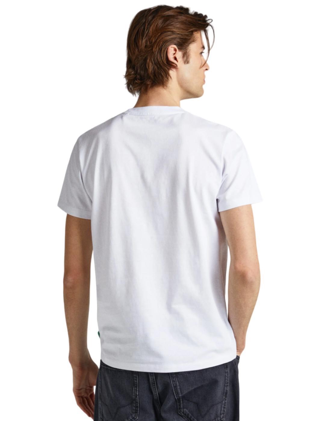 Camisetas para Hombre Pepe jeans  Blanco 2/4