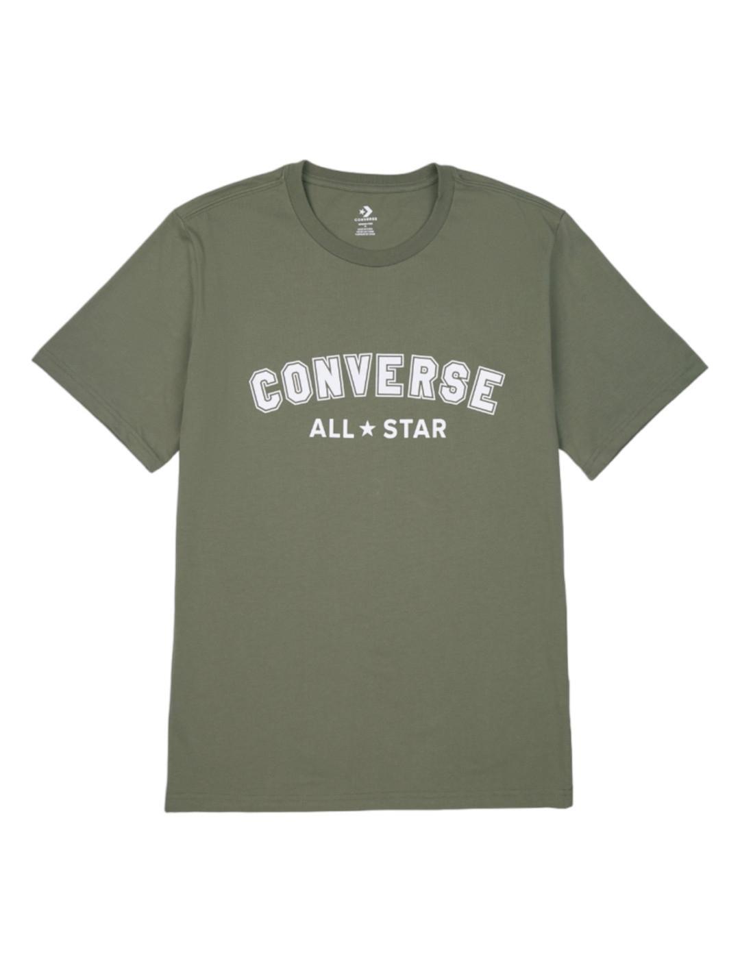 T-shirts pour hommes Converse Vert 1/3