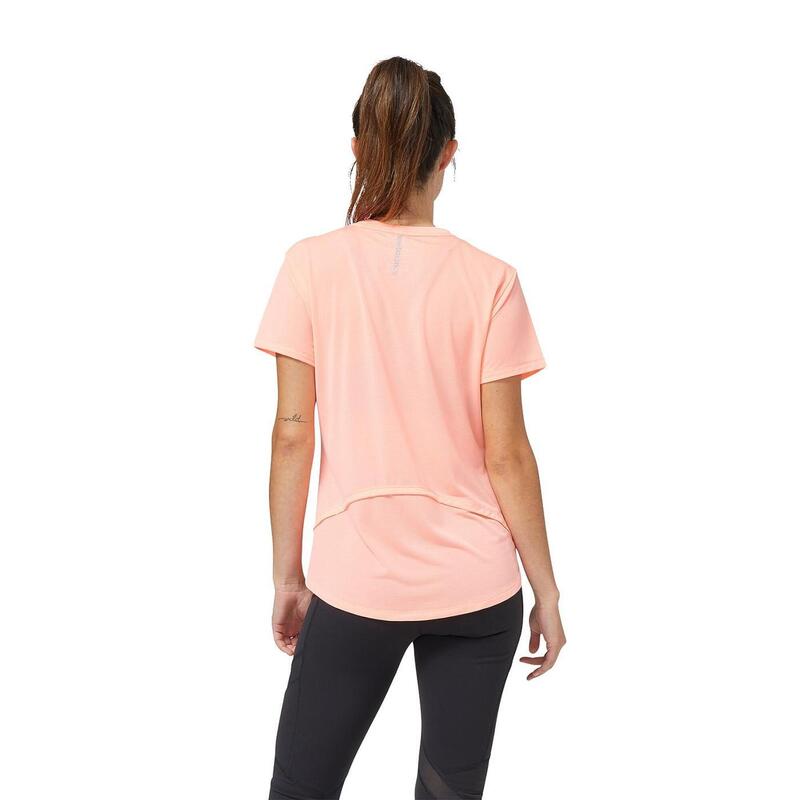 Camiseta de manga corta para Mujer New balance Accelerate  Rosa