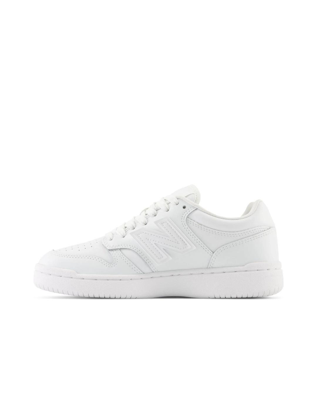 Baskets pour enfant New balance 480 Blanc. 2/7