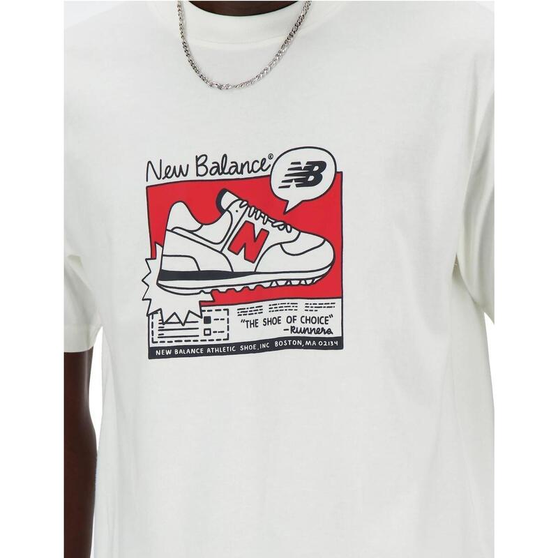 Camisetas para Hombre New balance  Blanco