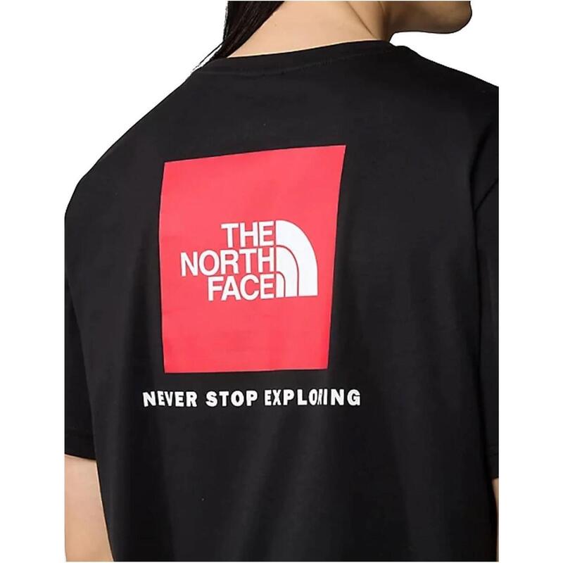 Camiseta TNF Red Box Hombre Negro