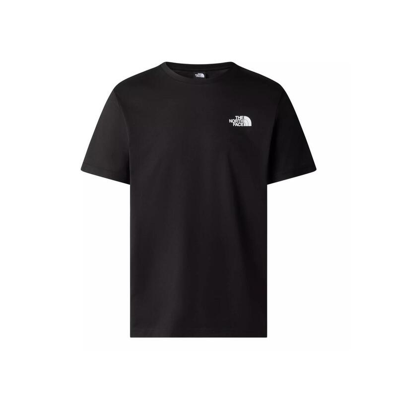 Camiseta TNF Red Box Hombre Negro