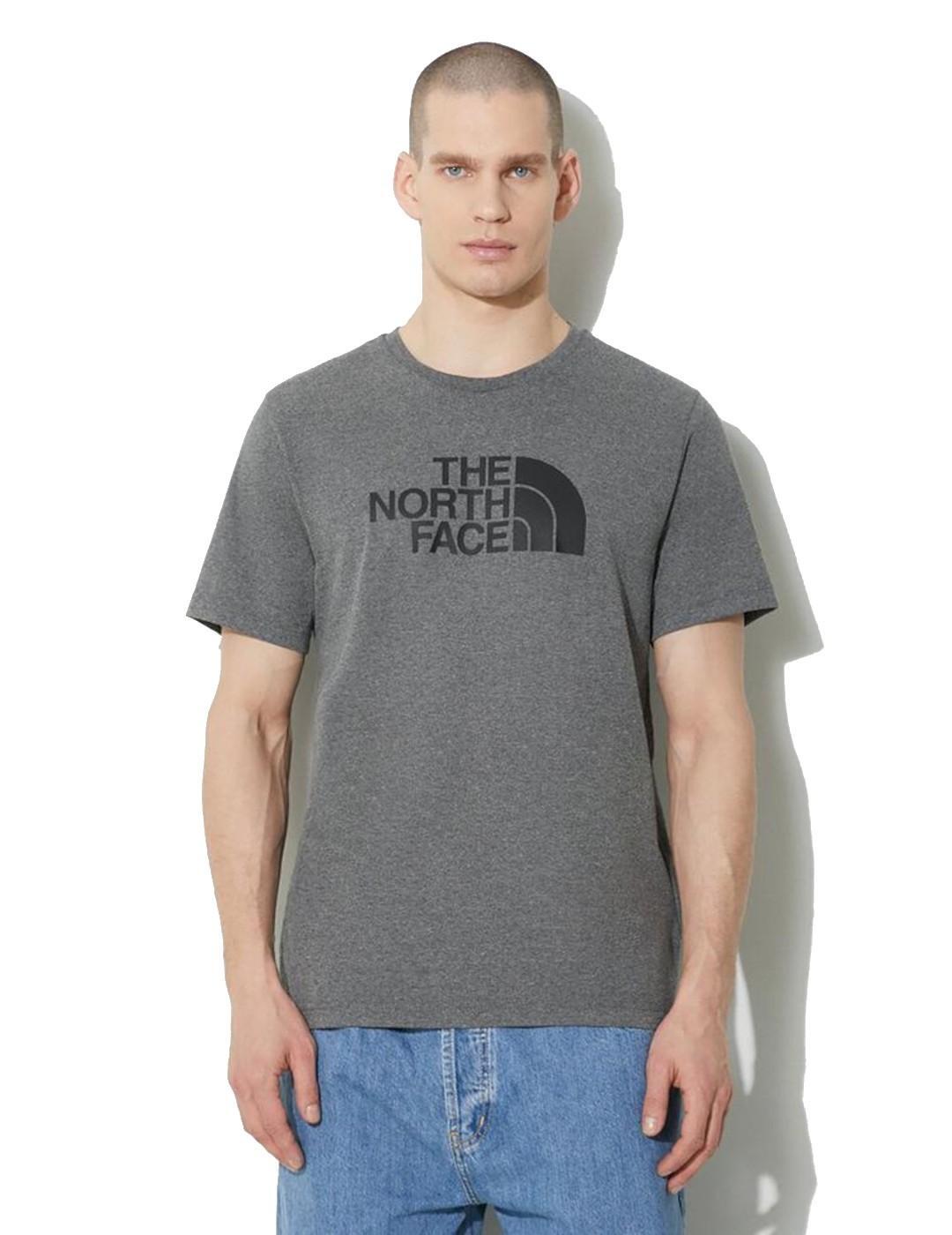 Magliette da uomo The North Face grigie 2/3