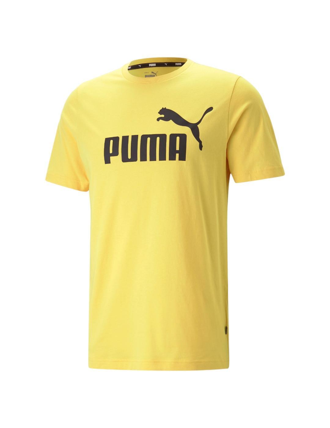 T-shirt pour homme Puma Jaune 4/4