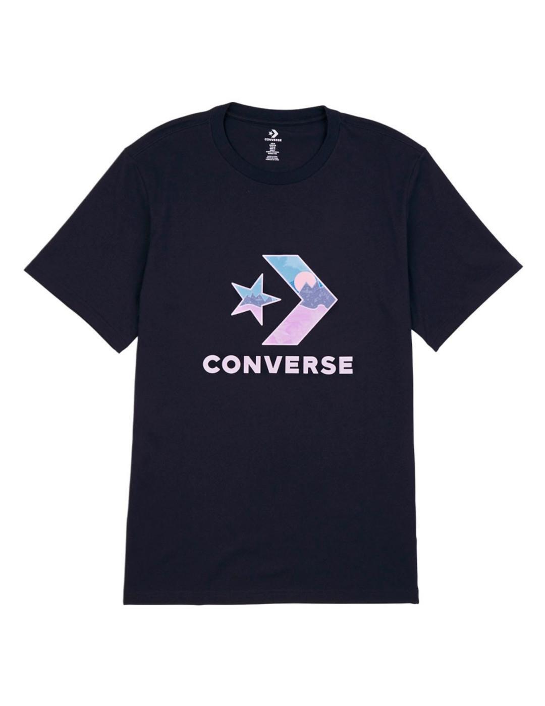 Camiseta para Homem Converse Star fill Preto 3/4