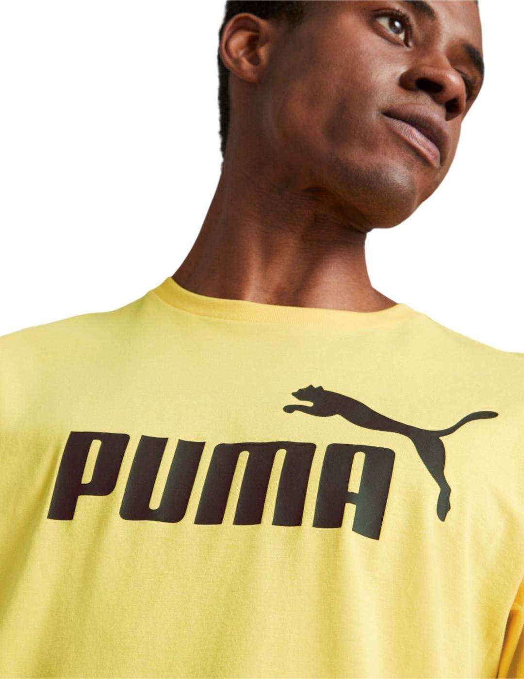 T-shirt pour homme Puma Jaune 2/4