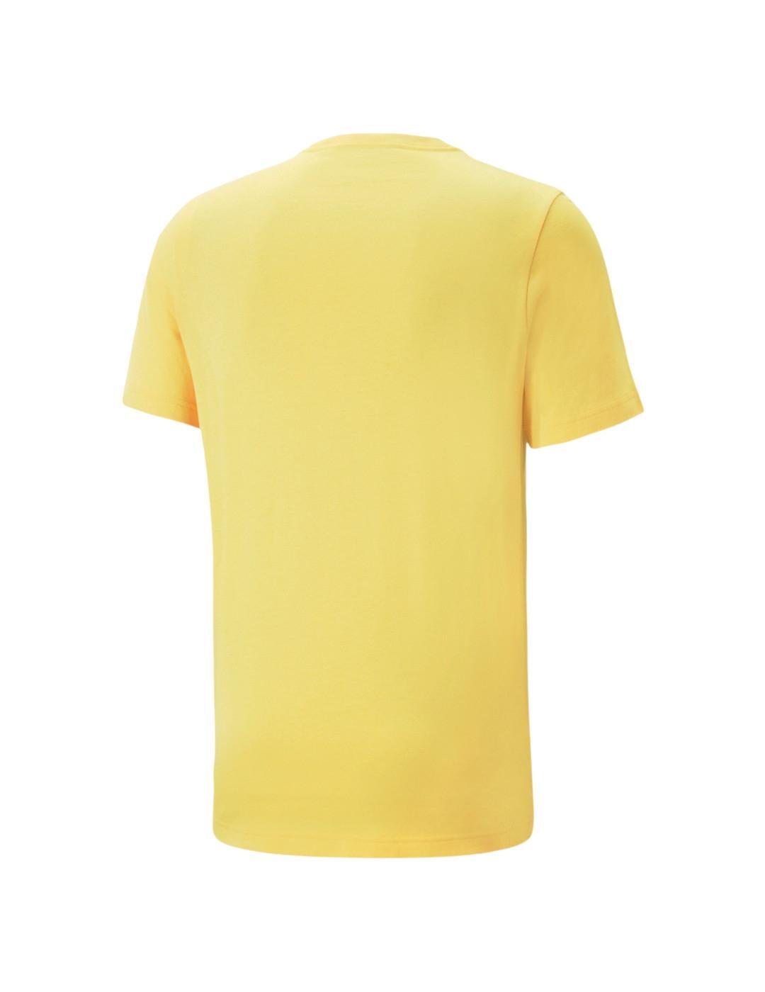 T-shirt pour homme Puma Jaune 3/4