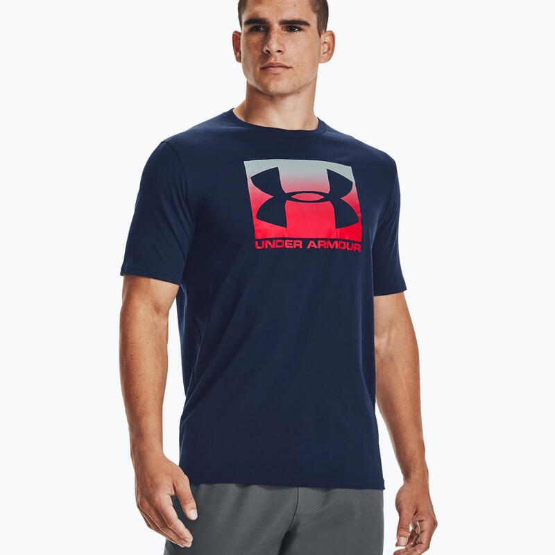 Tricou mers bărbați Boxed Sportstyle, Bleumarin