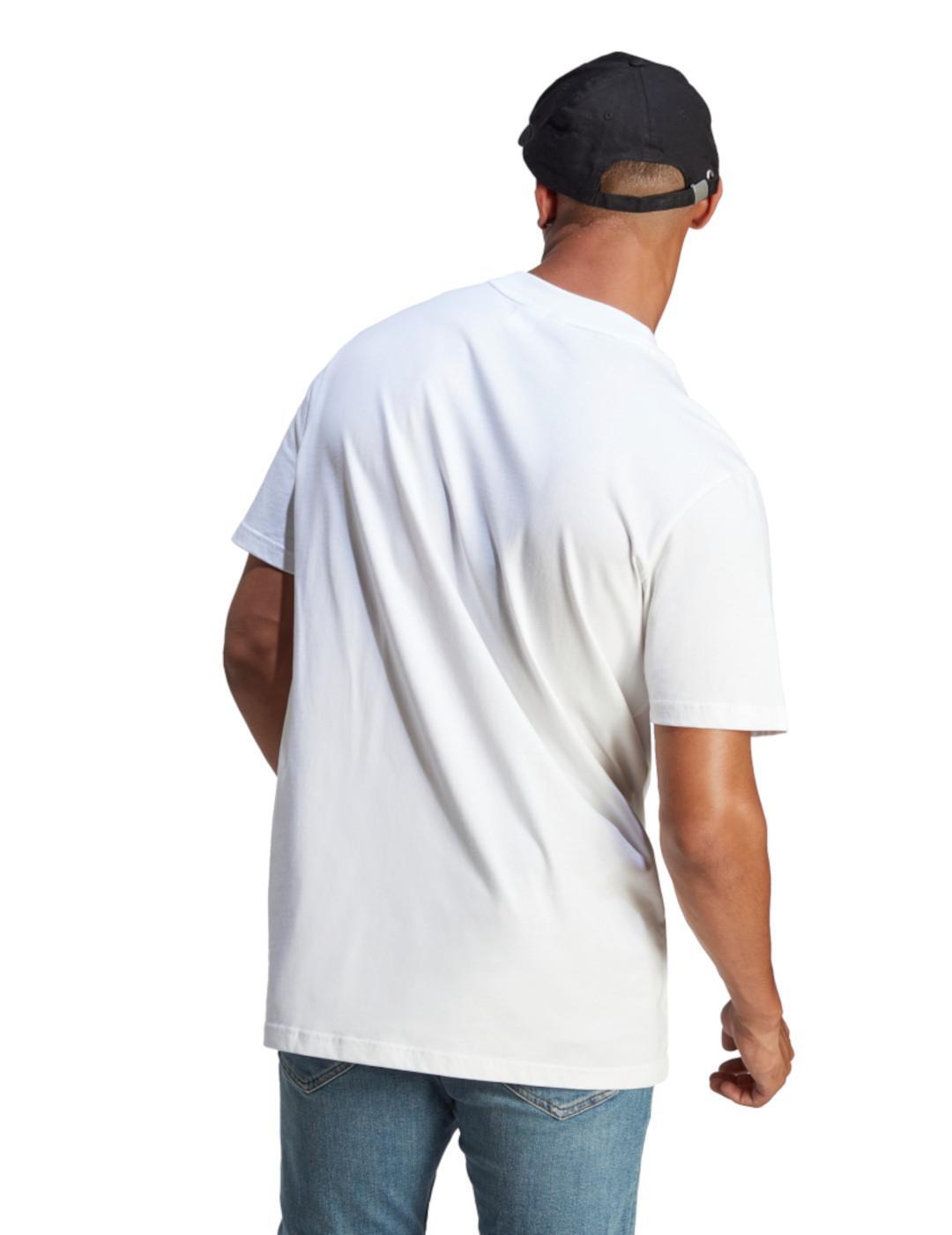 T-shirts pour homme Adidas Blanc. 3/5