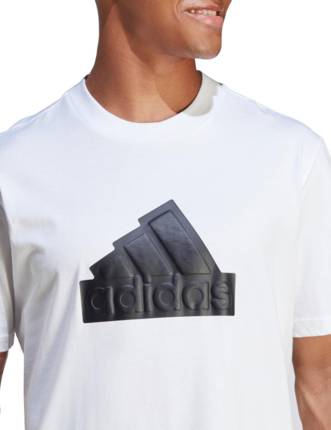 T-shirts pour homme Adidas Blanc. 5/5