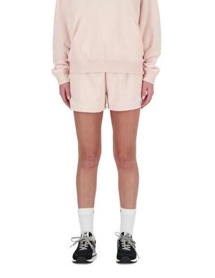 Shorts da donna New Balance rosa.