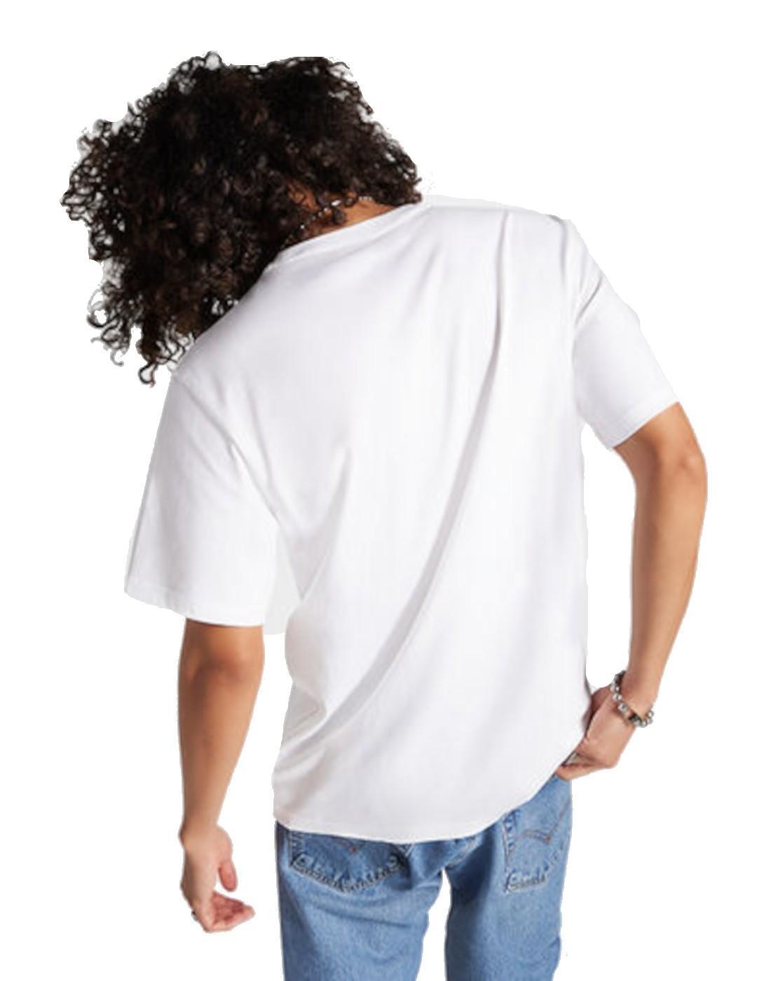 Men's T-shirt Converse chuck patch White 3/4