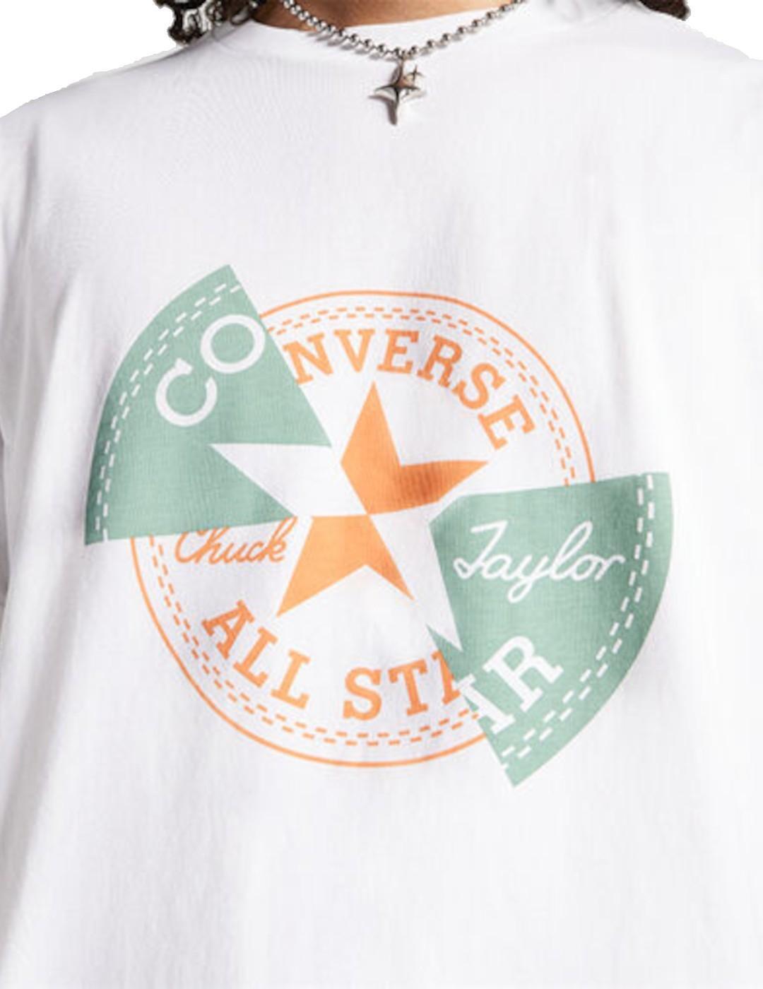 Men's T-shirt Converse chuck patch White 2/4