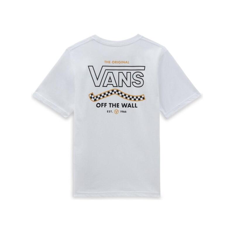 Camisetas para Niño Vans  Blanco