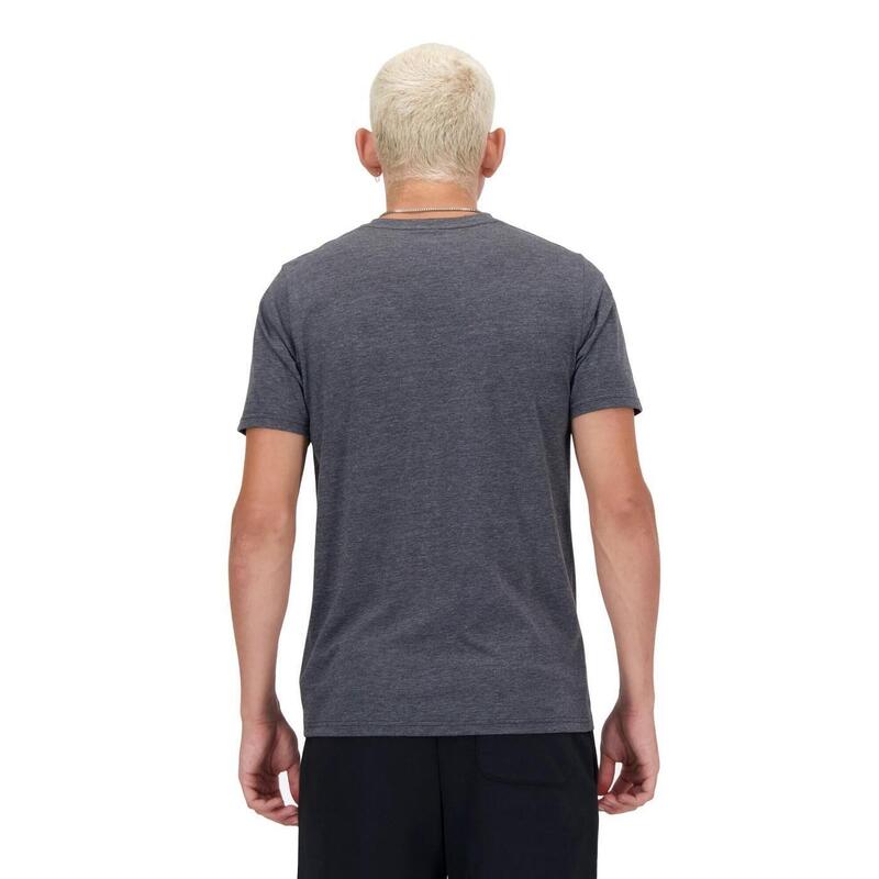 Camiseta para Hombre New balance Mt41070-bkh Gris