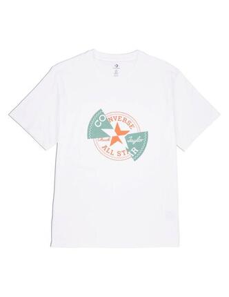 T-shirt pour homme Converse chuck patch Blanc