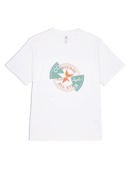 T-shirt pour homme Converse chuck patch Blanc
