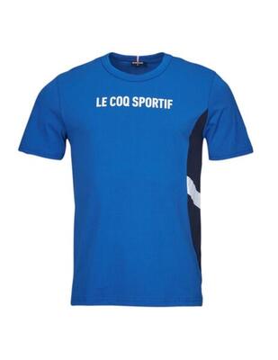 T-shirt le coq sportif model saison kleur blauw