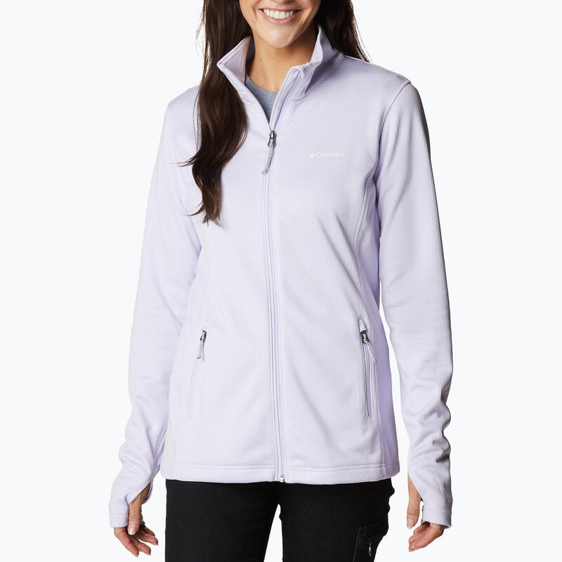 Swingsing Swingshirt Women's Columbia Park View Grid Fleece Full Zip