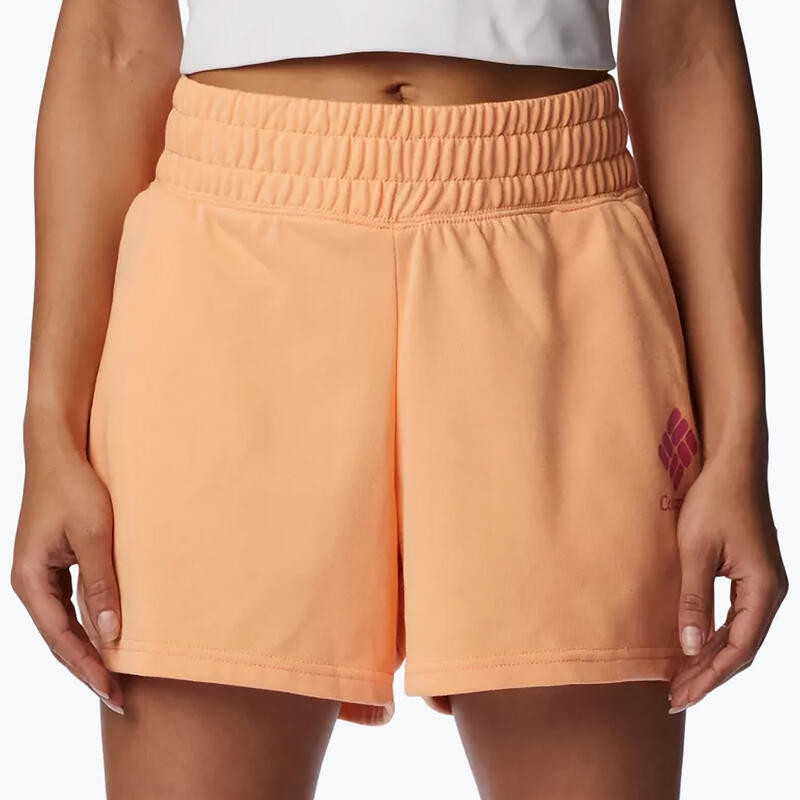 Short de trekking Columbia Logo III French Terry pour femme