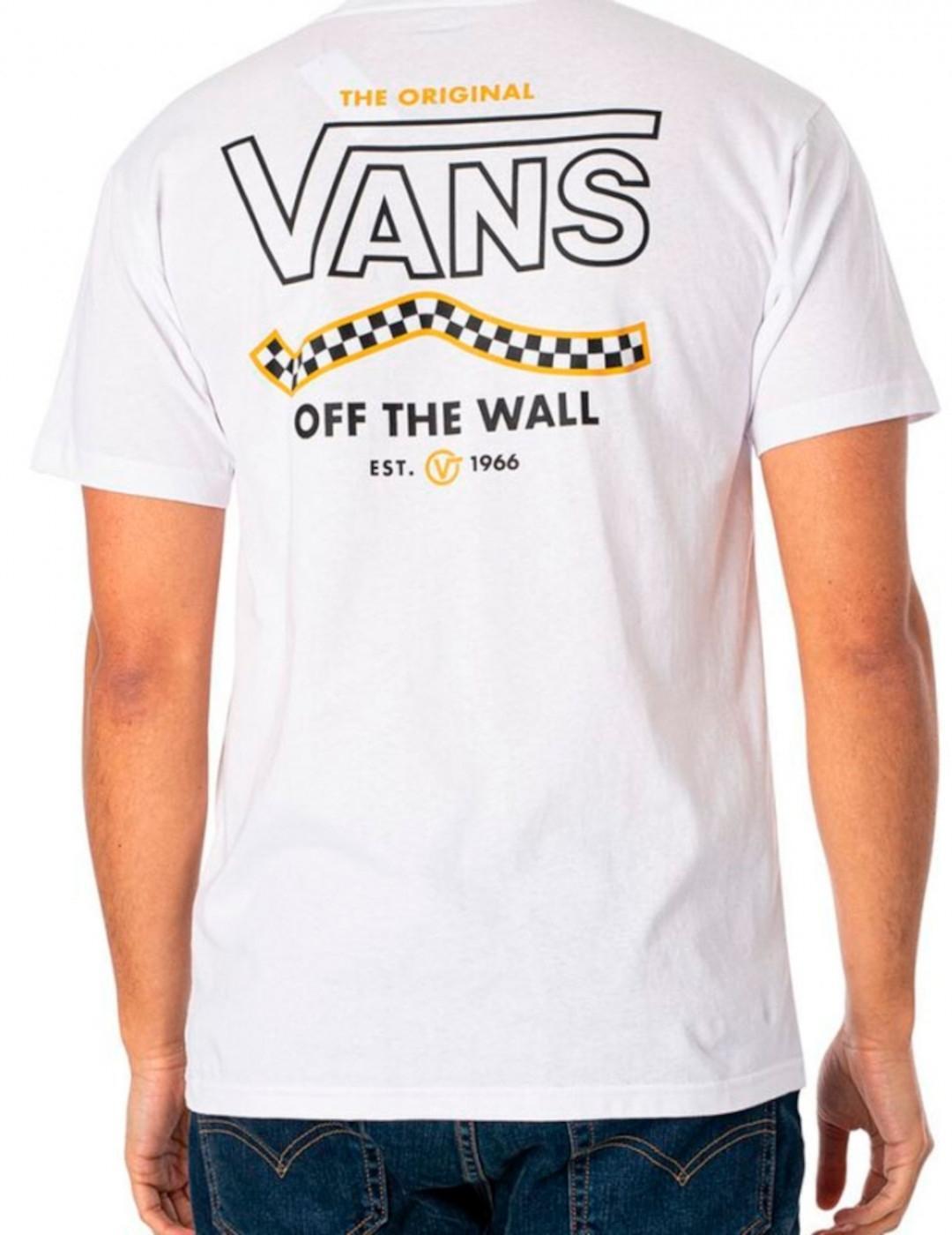 Magliette per uomo Vans Bianche 4/4