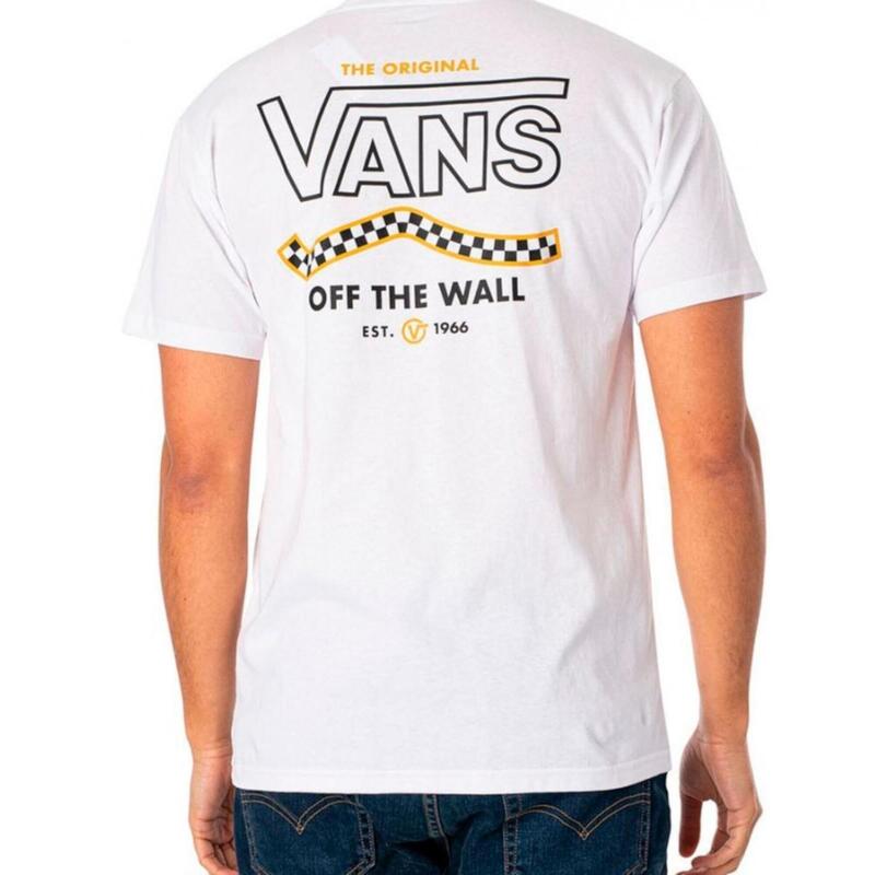 Camisetas para Hombre Vans  Blanco