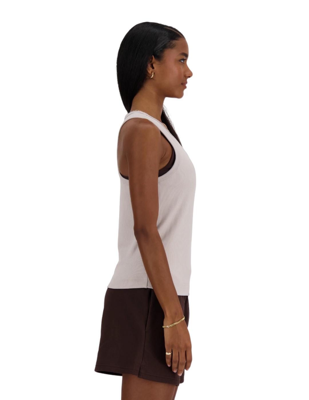 Camisetas para Mujer New balance  Beige 2/3